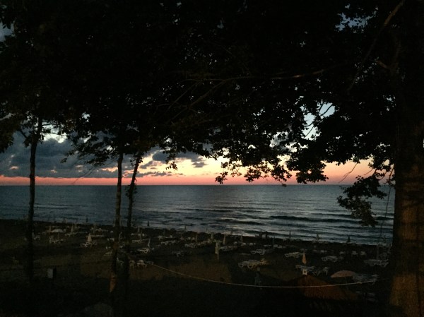 Our campsite in Ünye