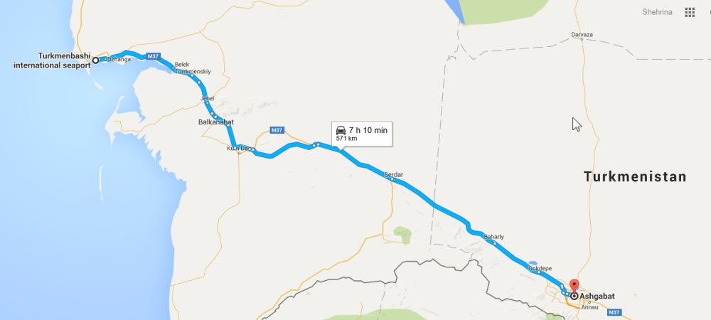 2016-01-17 16_32_22-Turkmenbashi international seaport to Ashgabat, Turkmenistan - Google Maps